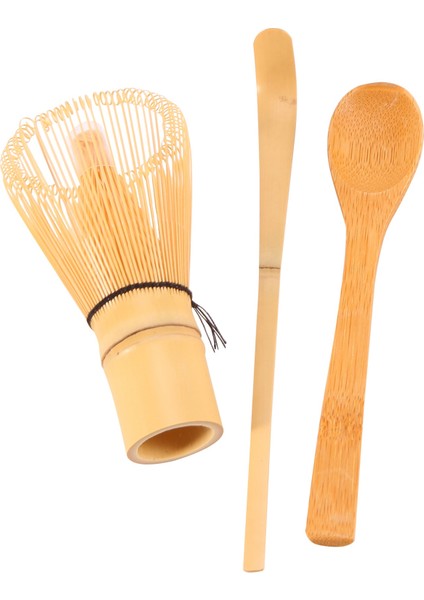 Japon Matcha Çay Seti(3 Parça) - Matcha Bambu Çırpma Çay Kaşığı,-Çay Seremonisi Seti (Yurt Dışından)