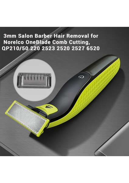 Chihiro586 - 9278 Phılıps Norelco Oneblade Tarak Kesim Için 3 mm Salon Kuaför Epilasyon, QP210/50 220 2523 2520 2527 6520 (Yurt Dışından)