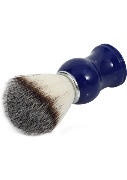 Erkekler Tıraş Fırçası Doğal Naylon Saç Düz Jilet Tıraş Berber Yüz Temizleme Mavi Reçine Kolu Salon Aracı (Yurt Dışından) modelleri