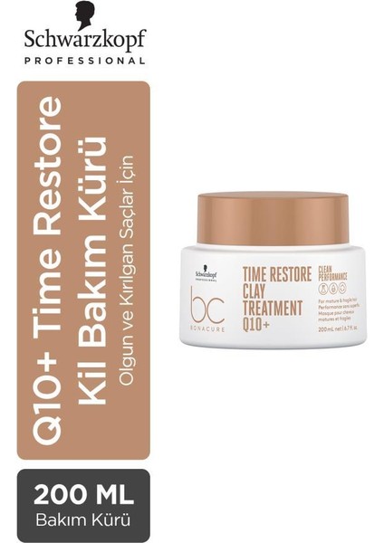 Q10+ Time Restore Kil Bakım Kürü 200ML | Olgun ve Kırılgan Saçlar Için