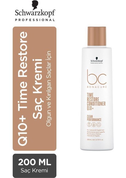 Q10+ Time Restore Olgun ve Kırılgan Saçlar Için Saç Kremi 250ML