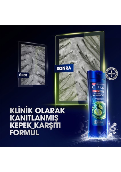 Men Kepeğe Karşı Etkili Şampuan Maksimum Ferahlık 350 ml