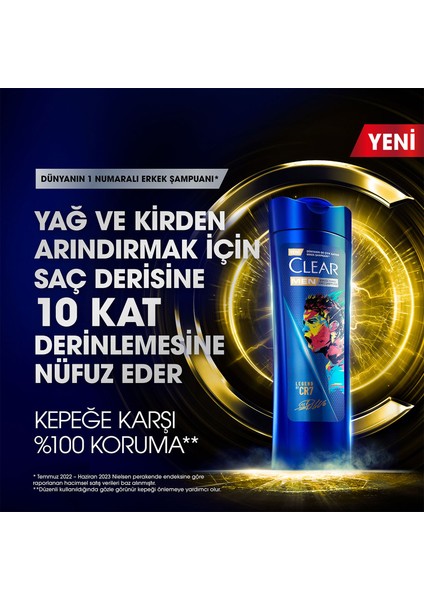 Men Kepeğe Karşı Etkili Şampuan Legend By CR7 350 ml