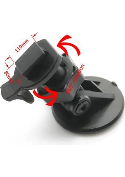 Mn 2 Tip Oto Araba Dvr Tutucu Montaj Vantuz Tutucu Yi Dvr Tutucu Için 360 Derece Döndürme Standı (Yurt Dışından)