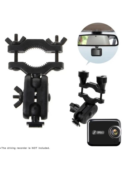 Metal Somun Siyah Araba Dikiz Aynası Dvr Kamera Tutucu Otomatik Sürüş Video Kaydedici Braket Tutucu F J501C Çizgi Kam Dvr'ler Montaj Tutucu (Yurt Dışından) fiyatları