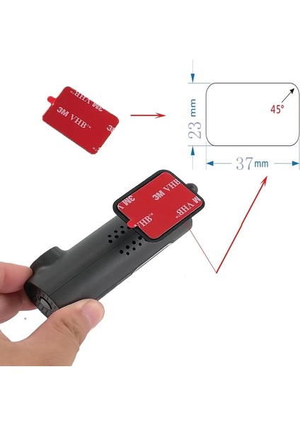 70MAI 1s M300 70MAOLDER Için Elektrostatik Etiket Dash Cam Isıya Dayanıklı Yapıştırıcı Için, 70MAI Pro Araba Dvr Için Uygun 3 Adet (Yurt Dışından)