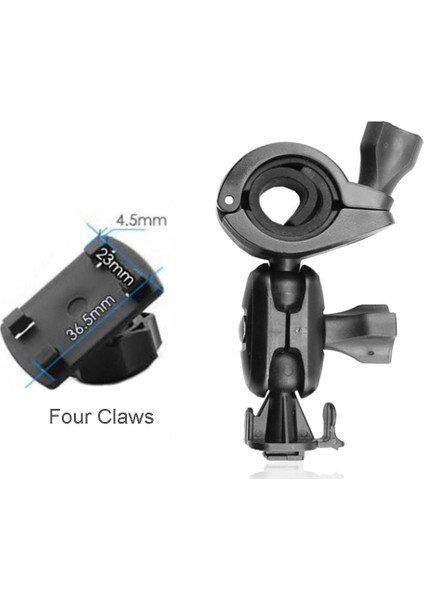 Uzun Dört Pençe 360 Derece Dönen Vida Sabitleme Sürüş Ayarlanabilir Braket Çizgi Kam Araba Dikiz Montaj Tutucu Iç Ayna Video Kaydedici (Yurt Dışından)