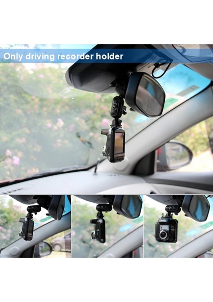 H 360 Derece Dönen Vida Sabitleyin Video Kaydedici Braketi Dvr Desteği Ayna Sürüş Montaj Tutucu Ayarlanabilir Araba Dikiz Çizgi Kam (Yurt Dışından) fiyatları