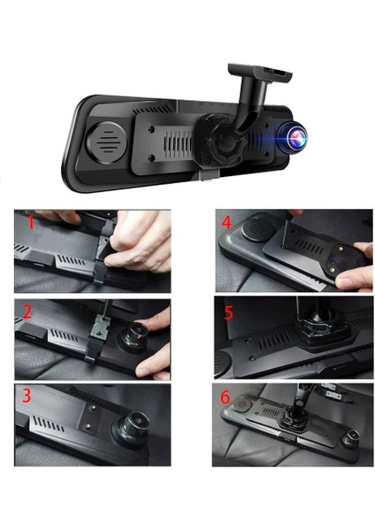 12 ve B3 Hgdo No.12 Numarası 12 Araba Dvr Tutucu Monte Dikiz Aynası Dvr Tutucu Araba Gps Kaydedici Dağı Evrensel Tutucular Braket Çizgi Kam (Yurt Dışından)