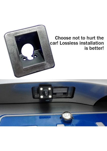 Siyah Araba Dikiz Kamera Braketi Plaka Işıkları Montaj Kia K3 K3S Cerato Fortehyundai Elantra I30LADA Vesta Sw Crossваз Vesta Sw (Yurt Dışından) modelleri