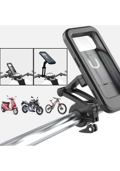 Siyah Binme Evrensel Su Geçirmez Braket Darbeye Dayanıklı Montaj Telefon Tutacağı Stand Binme Bisiklete Binme Bisiklet Mtb Bisiklet Telefonu Dvr Gps Desteği Br (Yurt Dışından) fırsatları