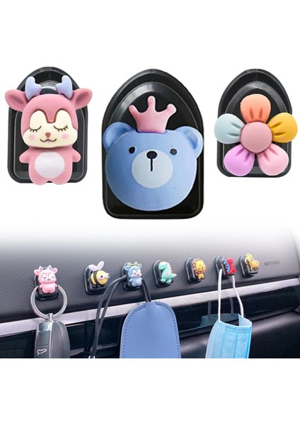 Kırmızı Dinozor Araba Kancaları Organizatör Depolama Askısı USB Kablosu Için Kulaklık Anahtarı Depolama Araba Aksesuarı Araba Yapışkanlı Kanca Askı Mini Aksesuarlar (Yurt Dışından) modelleri