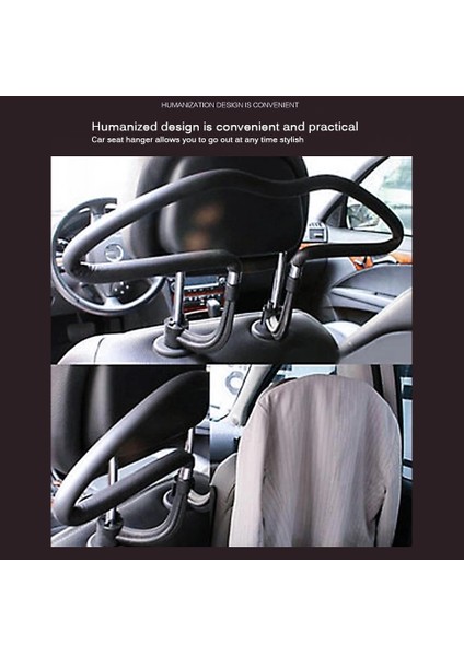 Evrensel Araba Manto Askıları Oto Malzemeleri Arka Koltuk Kafalık Ceket Giyim Yumuşak Anti-Pas Askı Ceket Takım Elbise Tutucu Raf (Yurt Dışından) fiyatları