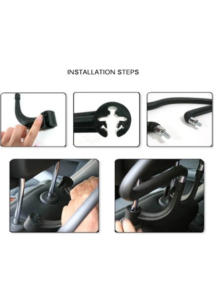 Evrensel Araba Manto Askıları Oto Malzemeleri Arka Koltuk Kafalık Ceket Giyim Yumuşak Anti-Pas Askı Ceket Takım Elbise Tutucu Raf (Yurt Dışından) modelleri