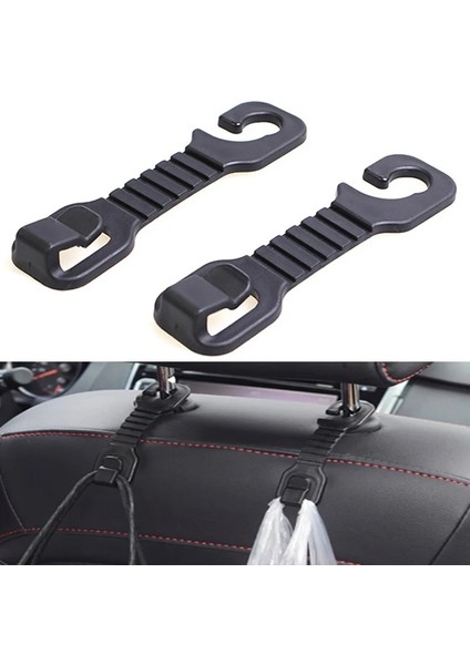 2 Adet Siyah Ar Koltuk Arka Kanca Araba Aksesuarları Iç Taşınabilir Alışveriş Çantası Için Askı Tutucu Depolama Çanta Kumaş Dekorasyon Dropship (Yurt Dışından) fiyatları