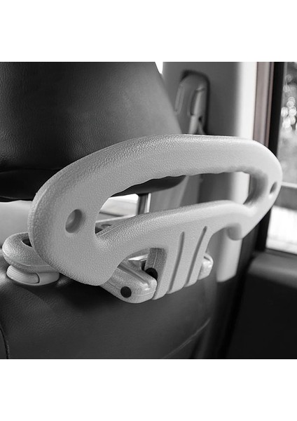 Gri Evrensel Oto Araba Koltuğu Arka Kafalık Ceket Ceket Takım Elbise Askı Tutacağı Iç Montaj Standı Kurulumu Kolay (Yurt Dışından)
