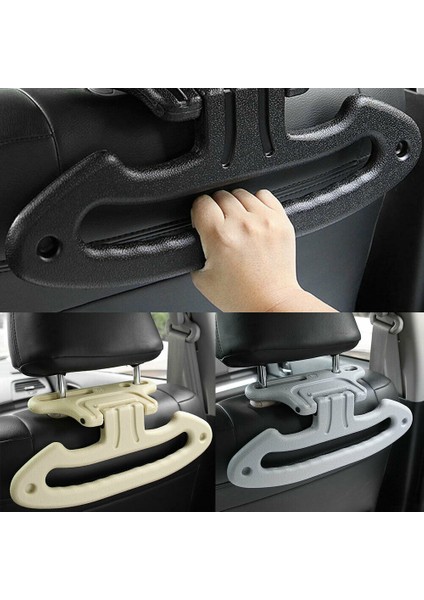 Gri Evrensel Oto Araba Koltuğu Arka Kafalık Ceket Ceket Takım Elbise Askı Tutacağı Iç Montaj Standı Kurulumu Kolay (Yurt Dışından) modelleri