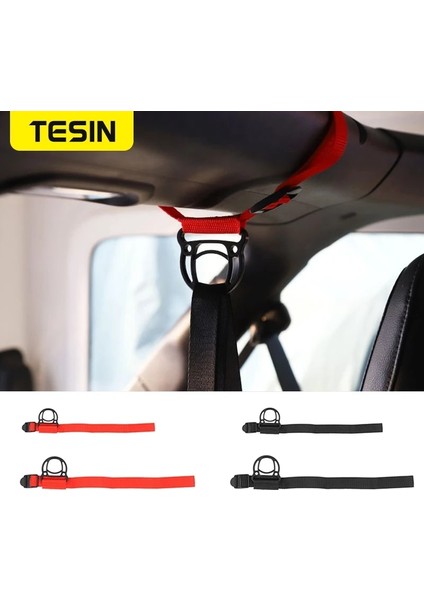 2kırmızı 64,5cm Tesın Araba Manto Askısı Için Wrangler Tj Jk Jl Jt Araba Ceket Kancası Standı Iç Aksesuarlar Için Jeep Wrangler Tj Jk Jl Jt (Yurt Dışından) fiyatları