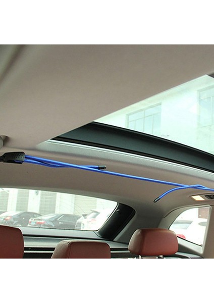 1.5 M Ayarlanabilir Araba Bagaj Halatı Kapalı Çamaşır Ipi Araba Elastik Bungee Kordonları Bagaj Askıları Halatlar Kancalı Kemerler (Yurt Dışından) fırsatları