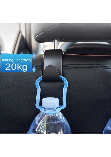 360 Dönebilen Kanca Ar Aksesuarlar Araba Klipsleri Koltuk Arka Kancaları Braket Araba Koltuğu Kancası Oto Bağlantı Elemanları Aksesuarlar Çok Fonksiyonlu Yük Taşıyıcı 20KG (Yurt Dışından) fırsatları