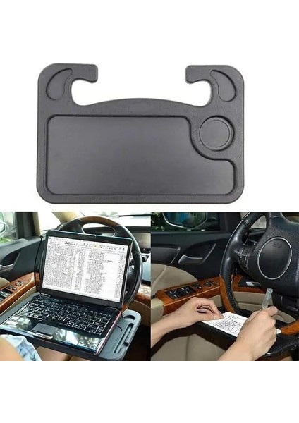 A Ayarlanabilir Araba Direksiyon Masa Kurulu Dizüstü Dizüstü Bilgisayar Masası Montaj Standı Evrensel Yeme Içme Tepsisi Tutucu Siyah Gri (Yurt Dışından) fırsatları