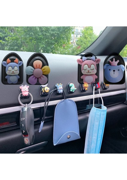 Sarı Çiçek Araba Kancaları Organizatör Depolama Askısı USB Kablosu Için Kulaklık Anahtarı Depolama Araba Aksesuarı Araba Yapışkanlı Kanca Askı Mini Aksesuarlar (Yurt Dışından) fırsatları