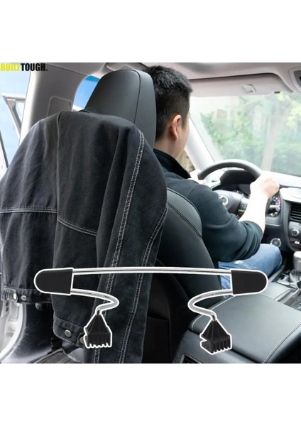 Evrensel Araba Kafalık Montaj Portmanto Arka Koltuk Depolama Bez Askı Elbise Takım Elbise Gömlek Ceket Tutucu Kanca Organizatör Kanca (Yurt Dışından)