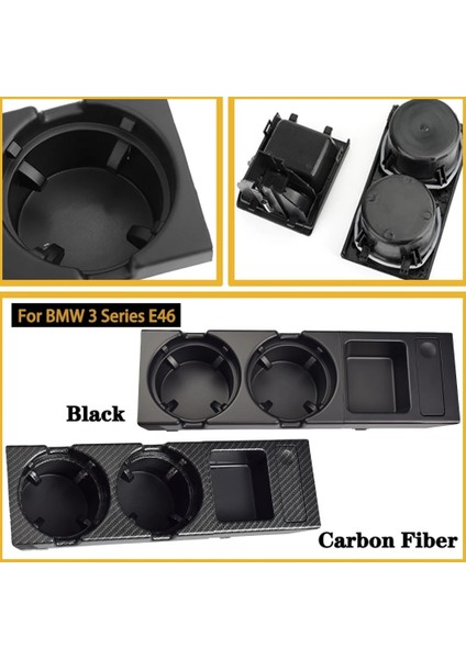 Siyah Bmw 3 Serisi Eı 320I Için Araba Merkezi Konsol Su Bardak Tutucu Içecek Şişe Tutucu Madeni Para Tepsisi (Yurt Dışından) modelleri