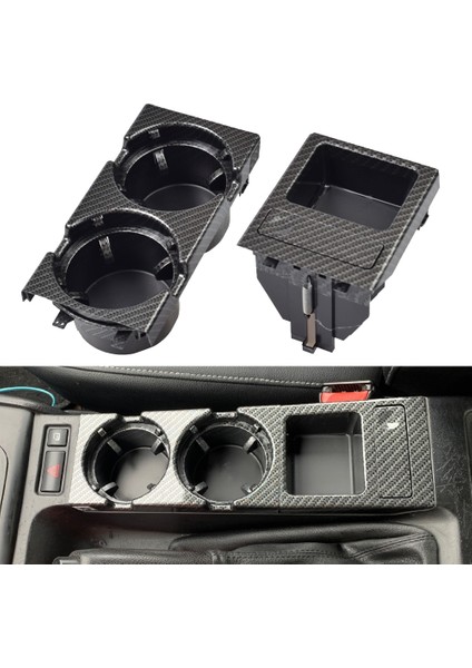 Siyah Bmw 3 Serisi Eı 320I Için Araba Merkezi Konsol Su Bardak Tutucu Içecek Şişe Tutucu Madeni Para Tepsisi (Yurt Dışından) indirimleri