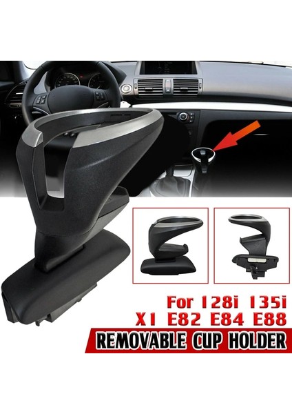 Araba Ön Bardak Içecek Tutucu Arka Koltuk Araba Bardaklık For-Bmw 135I 128I X1 E82 E84 E81 E87N Içecek Tutucu (Yurt Dışından)