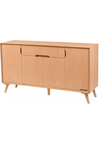 Solle Retro Konsol 160 Lık Cilasız Ham