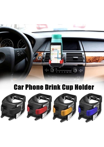 No.2 Araba Hava Firar Içecek Bardak Şişe Tutucu Ayarlanabilir Cep Telefonu Montaj Braketi Standı Beşikler (Yurt Dışından) fırsatları