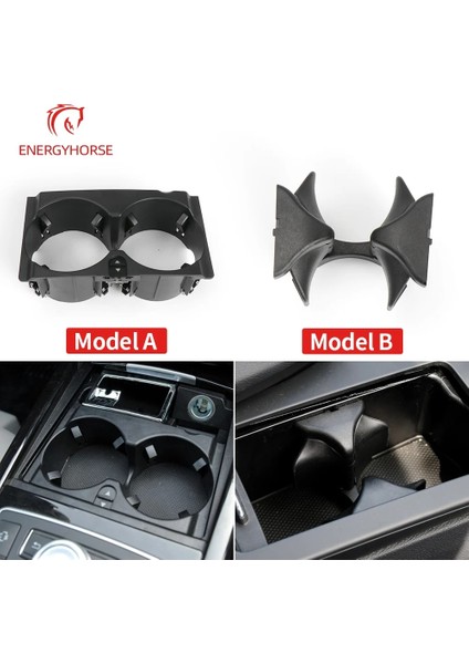 Model A Siyah Mercedes W212 Için Araba Merkezi Konsol Içecek Bardak Tutucu Değiştirme Benz E-Sınıfı E200 E260 E300 E400 A (Yurt Dışından)