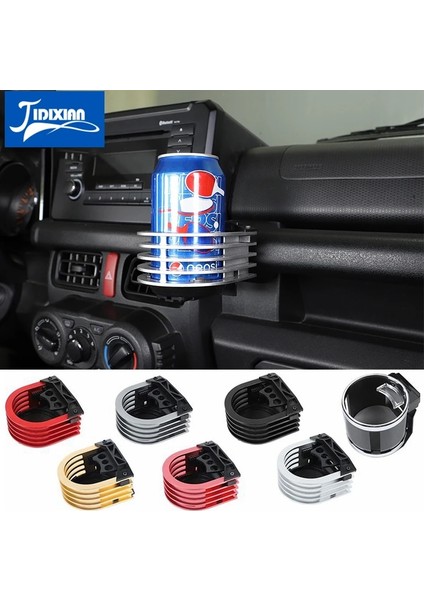 G Tarzı Gümüş Suzuki Jimny Için Içecek Tutucular Araba Su Şişesi Bardak Tutucu Braketi Suzuki Jimny Için Iç Aksesuarlar (Yurt Dışından)
