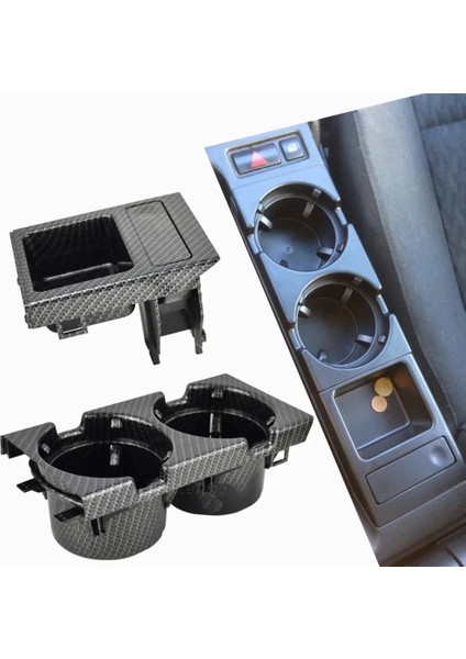 Karbon Fiber Tutucu Bmw 3 Serisi Eı 320I Için Araba Merkezi Konsol Su Bardak Tutucu Içecek Şişe Tutucu Madeni Para Tepsisi (Yurt Dışından) modelleri