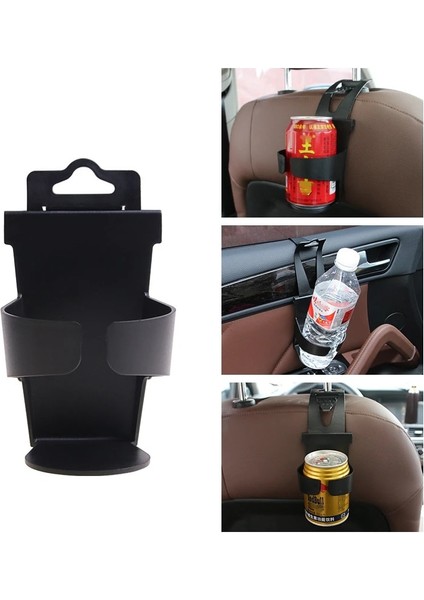 Siyah Evrensel Yüksek Li Araba Şişe Içecek Tutucu Siyah Abs Bardak Tutucu Asılı Tutucular Organizatör Uto Malzemeleri Araba Kupası Araba Styling (Yurt Dışından) modelleri