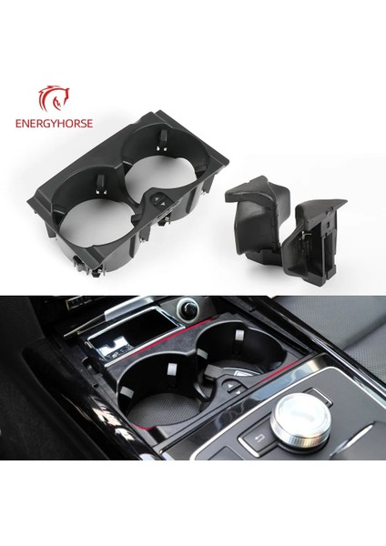 Model B Kırmızı Mercedes W212 Için Araba Merkezi Konsol Içecek Bardak Tutucu Değiştirme Benz E-Sınıfı E200 E260 E300 E400 A (Yurt Dışından)