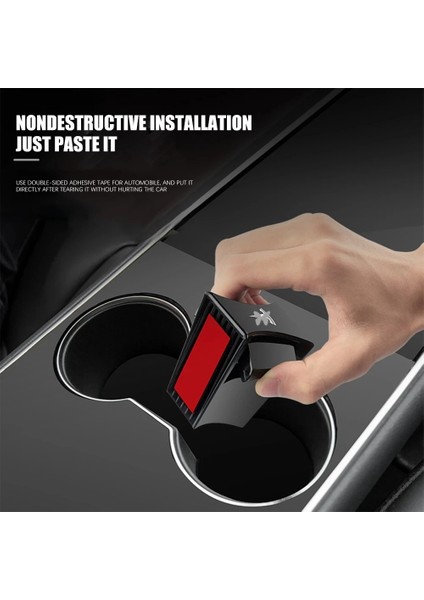 Işaretsiz Kırmızı Yeni Tesla Modeli Odel Y Araba Bardak Tutucu Klip Su Bardağı Yuvası Kayma Sınırı Abs Şişe Tutucu Konsolu Depolama Tesla 3 Y (Yurt Dışından) fırsatları