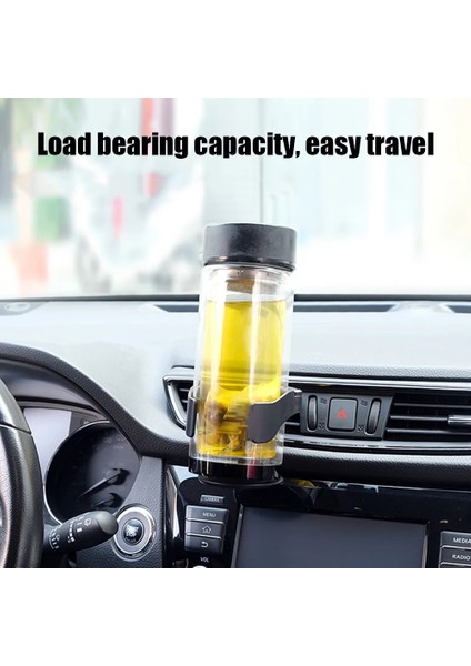 Siyah Bir Araba Su Bardak Tutucular Evrensel Araba Kamyon Içecek Tutucular Oto Hava Çıkışı Içecek Raf Montaj Şişe Standı (Yurt Dışından) fiyatları