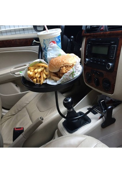 Beyaz Ayarlanabilir Araba Bardak Tutucu Içecek Kahve Şişesi Organizatör Aksesuarları Gıda Tepsisi Otomobiller Burgers Patates Kızartması Için Masa (Yurt Dışından) indirimleri