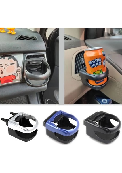Siyah Araba-Styling Auto Araba Kamyon Içecek Su Bardağı Şişe Can Tutucu Kapı Montaj Standı Küllük Braketi Çıkış Hava Firar Tutucular Evrensel (Yurt Dışından)