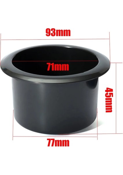 1 Adet 77MM 2 Adet Rv Bardak Tutucu Su Araba Bardak Tutucu Içecekler Gömme Yedek Parçalar Koltuk Rv Plastik Rv, Tekne, Okyanus, Karavan, Römork, (Yurt Dışından)