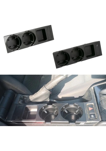 1x Madeni Para Kutusu B Bmw 3 Serisi E Araba Iç Için Araba Merkezi Konsol Su Bardak Tutucu Içecek Şişe Tutucu Madeni Para Kutusu (Yurt Dışından)