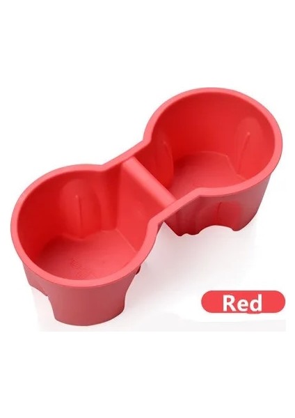 Kırmızı Çıkarılabilir Kaymaz Bardaklık Kapak Tesla Model 3 Için Su Bardaklık Merkezi Kontrol Içecek Tutucu Modifikasyon Aksesuarları (Yurt Dışından)