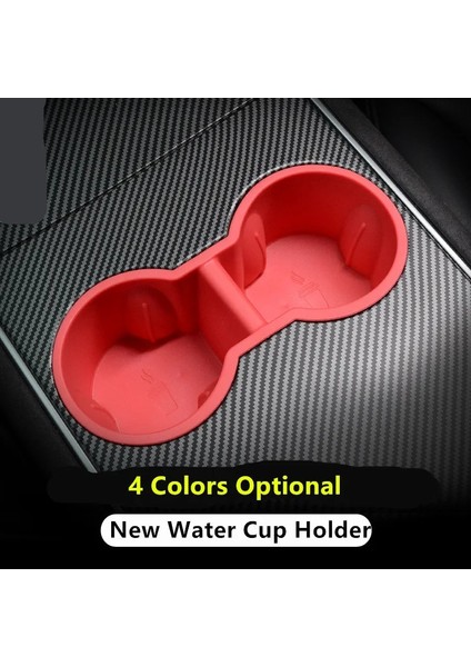 Kırmızı Çıkarılabilir Kaymaz Bardaklık Kapak Tesla Model 3 Için Su Bardaklık Merkezi Kontrol Içecek Tutucu Modifikasyon Aksesuarları (Yurt Dışından) fiyatları