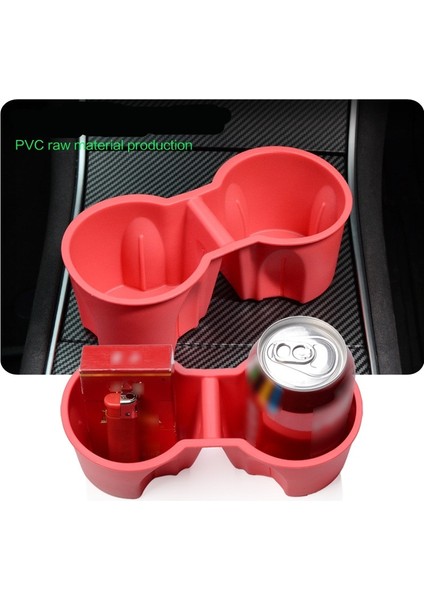 Kırmızı Çıkarılabilir Kaymaz Bardaklık Kapak Tesla Model 3 Için Su Bardaklık Merkezi Kontrol Içecek Tutucu Modifikasyon Aksesuarları (Yurt Dışından) indirimleri