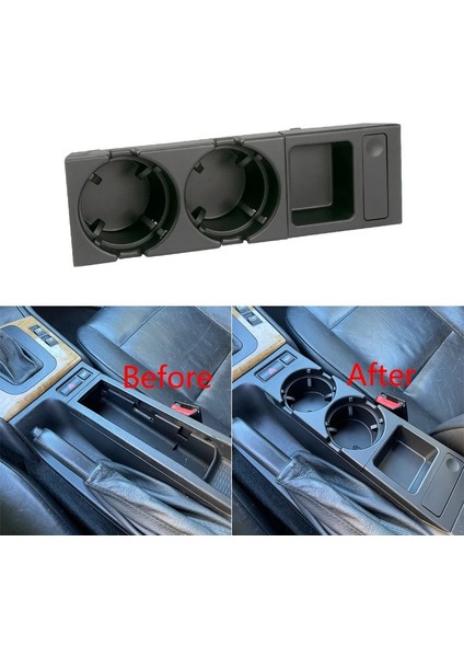 1x Madeni Para Kutusu B Abs Araba Merkezi Konsol Su Bardağı Tutacağı Bmw 3 Serisi E Için Içecek Şişesi Tutacağı Madeni Para Kutusu (Yurt Dışından) fiyatları