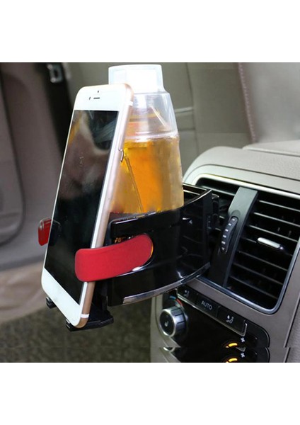 Turuncu Evrensel Araba Hava Firar Içecek Bardak Su Şişesi Tutucu Hava Çıkışı Içecek Raf Telefon Montajı Otomatik Işlevli Aksesuarlar (Yurt Dışından) fiyatları