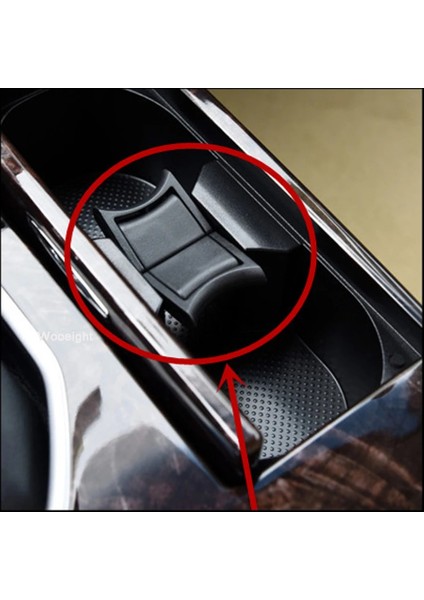 Camry 0611 Için Wooeight 1 Adet Siyah Araba Merkezi Konsol Ekleme Kupası Şişe Içecek Bölücü Tutucu Toyota Camry Highlander Prado Için Fit (Yurt Dışından)