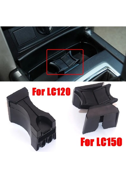 LC150 Tutucu Bölücü Wooeight 1x Araba Merkezi Konsol Su Bardak Tutucu Içecek Standı Toyota Prado LC150LC120LC200 Land Cruıser Için Ekleme Bölücü Kurulu (Yurt Dışından) fırsatları